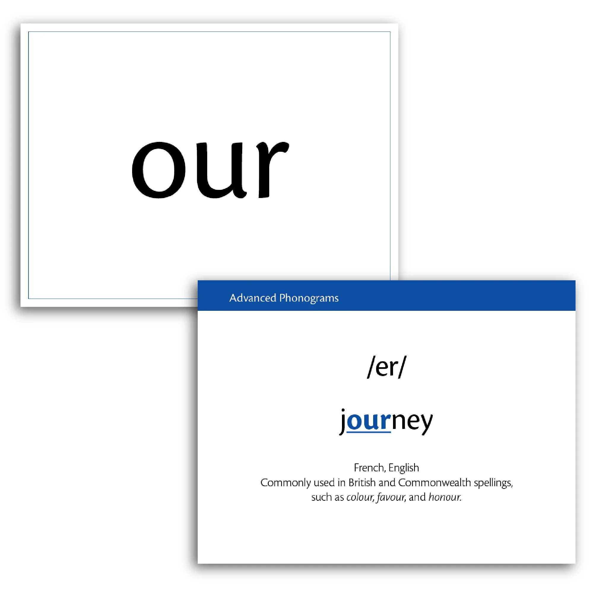 Advanced Phonogram Flash Cards - Image 5